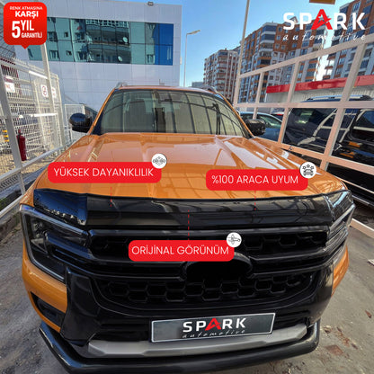 Ford Ranger 2023- Yılı ve Sonrası Uyumlu Kaput Rüzgarlığı 3mm