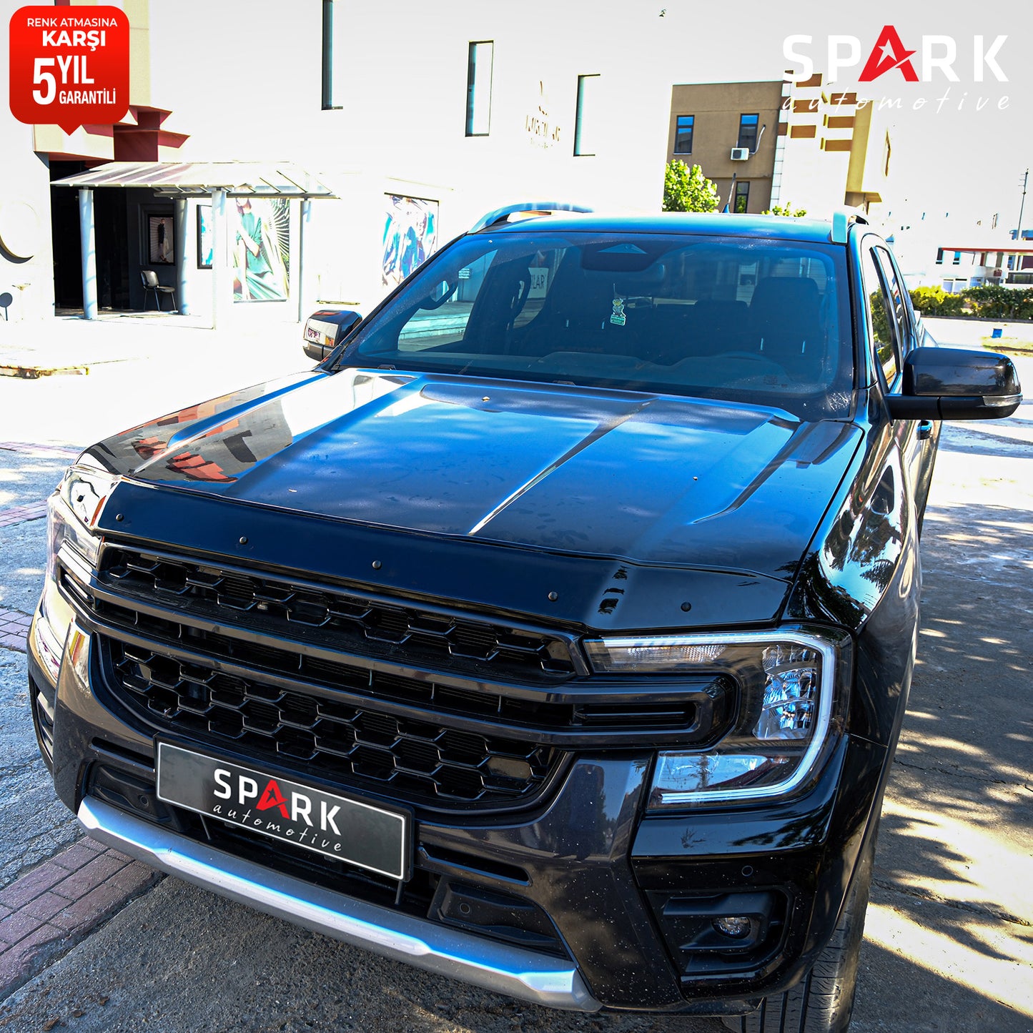 Ford Ranger 2023- Yılı ve Sonrası Uyumlu Kaput Rüzgarlığı 3mm