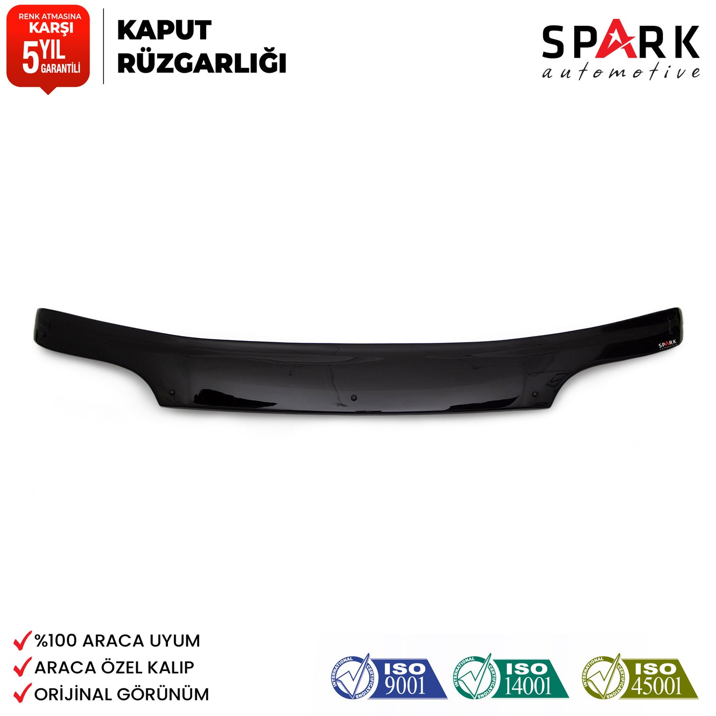 Ford Transit 1993-2002 Yıl Aralığı Uyumlu Kaput Rüzgarlığı 4mm