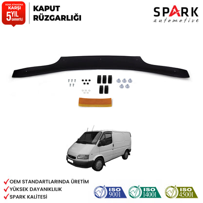 Ford Transit 1993-2002 Yıl Aralığı Uyumlu Kaput Rüzgarlığı 4mm