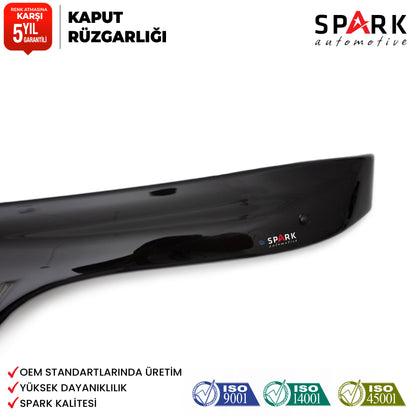 Ford Transit 1993-2002 Yıl Aralığı Uyumlu Kaput Rüzgarlığı 4mm