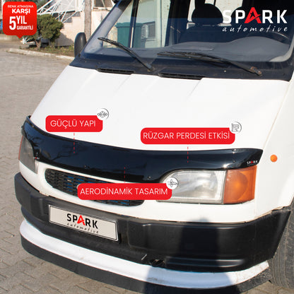 Ford Transit 1993-2002 Yıl Aralığı Uyumlu Kaput Rüzgarlığı 4mm