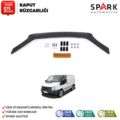Ford Transit 2006-2013 Yıl Aralığı Uyumlu Ön Kaput Rüzgarlığı 4mm