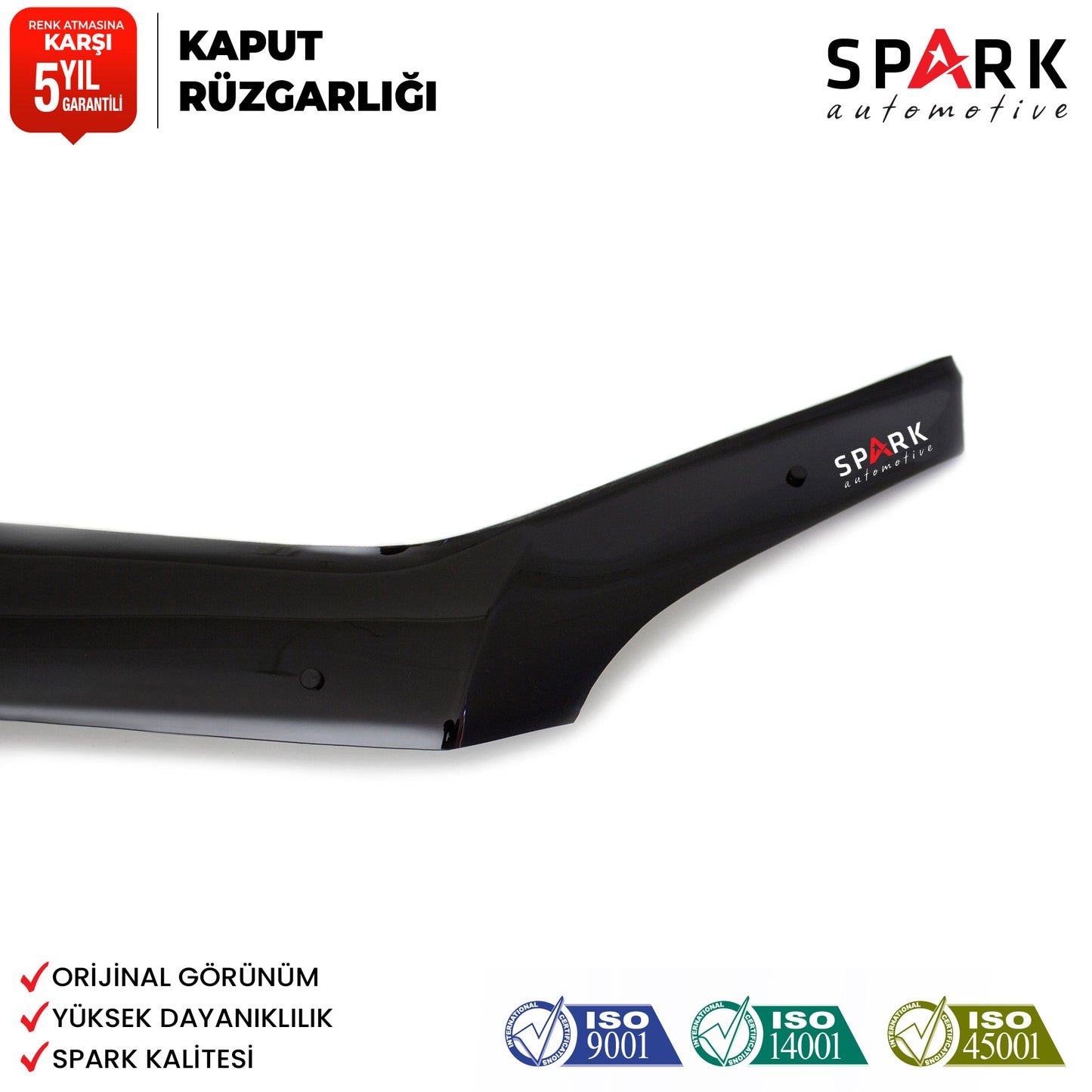 Ford Transit 2006-2013 Yıl Aralığı Uyumlu Ön Kaput Rüzgarlığı 4mm