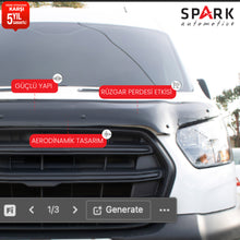 Ford Transit 2014-2018 Yıl Aralığı Uyumlu Kaput Rüzgarlığı 3mm