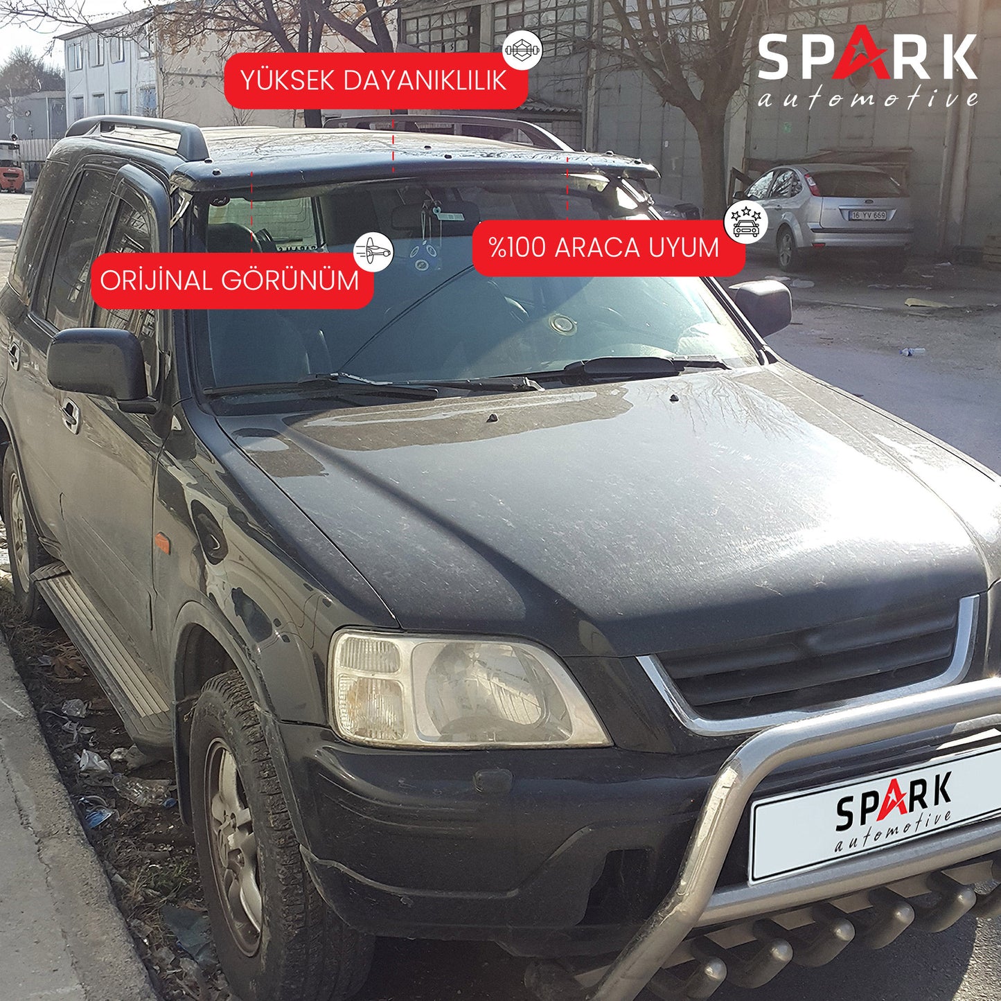 Honda CR-V 1997-2002 Yıl Aralığı Ön Cam Güneşlik