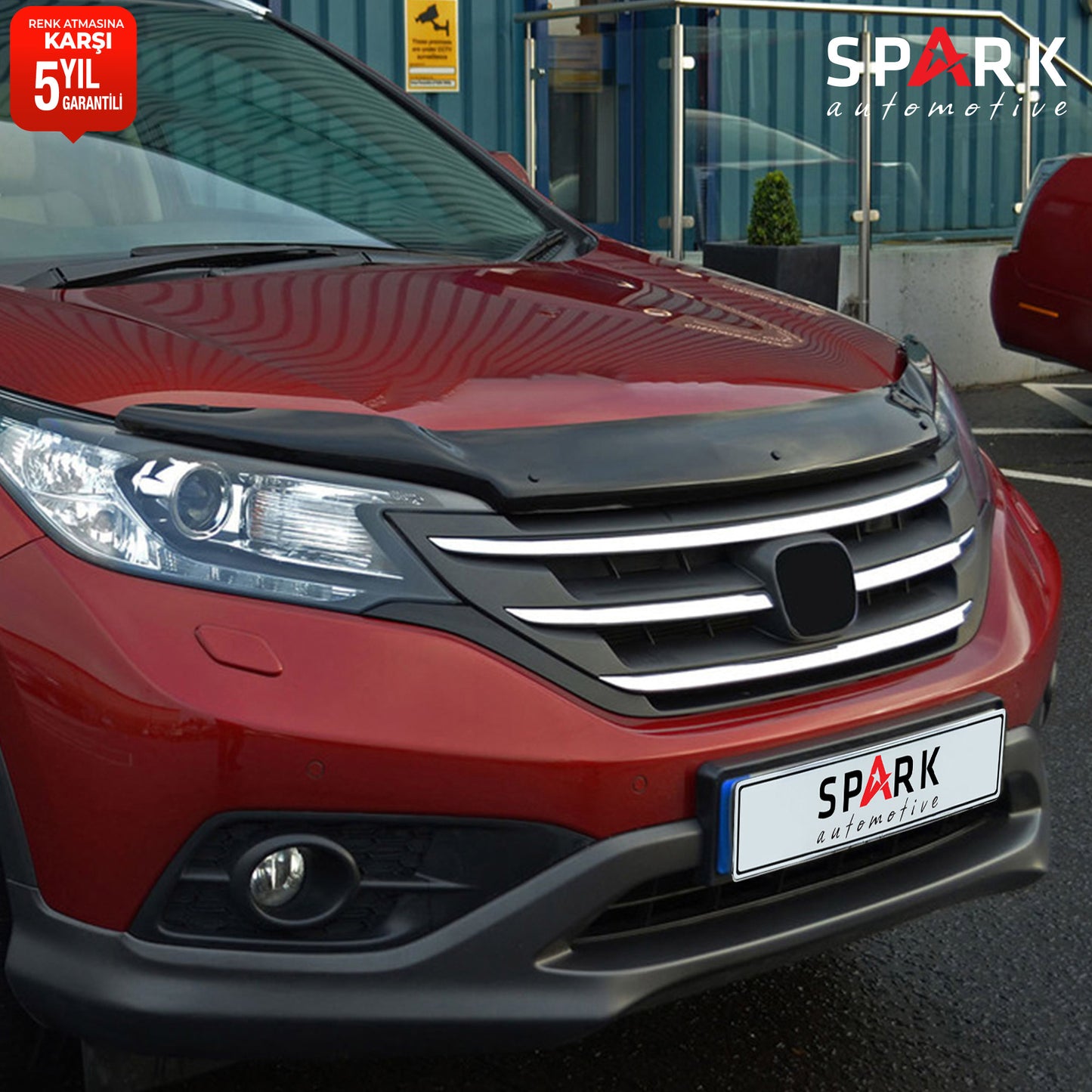 Honda CR-V 2013-2018 Yıl Aralığı Uyumlu Kaput Rüzgarlık 3mm