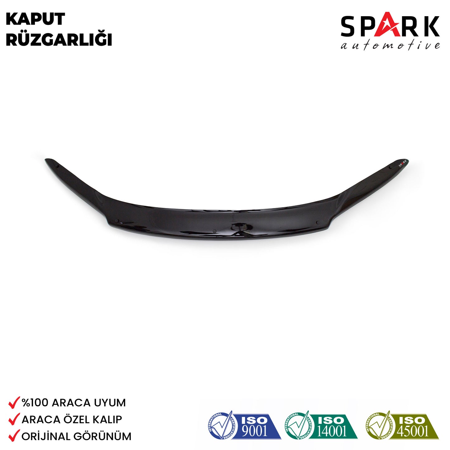Honda CR-V 2013-2018 Yıl Aralığı Uyumlu Kaput Rüzgarlık 4mm