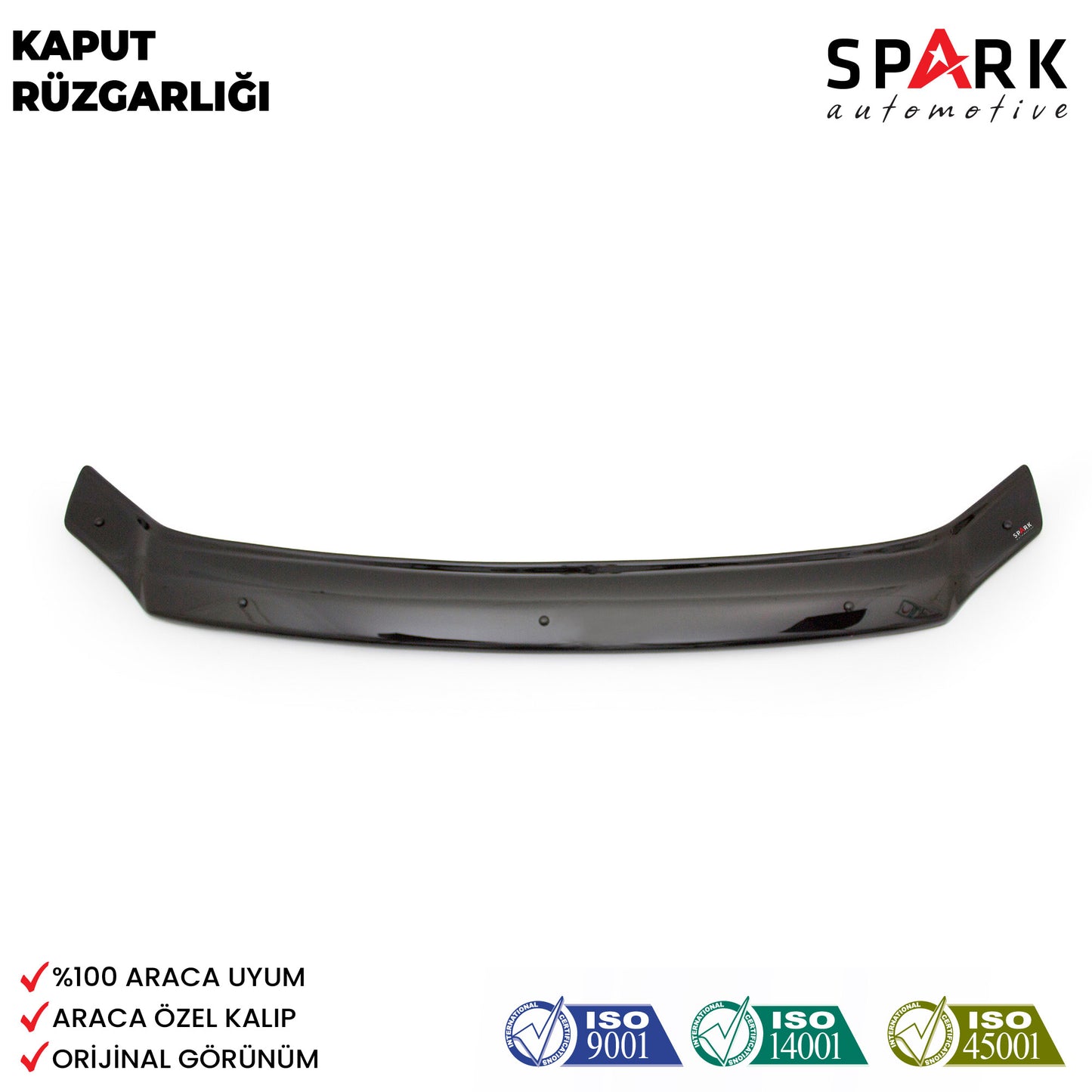 Isuzu D-Max 2006-2012 Yıl Aralığı Uyumlu Kaput Rüzgarlığı 4mm