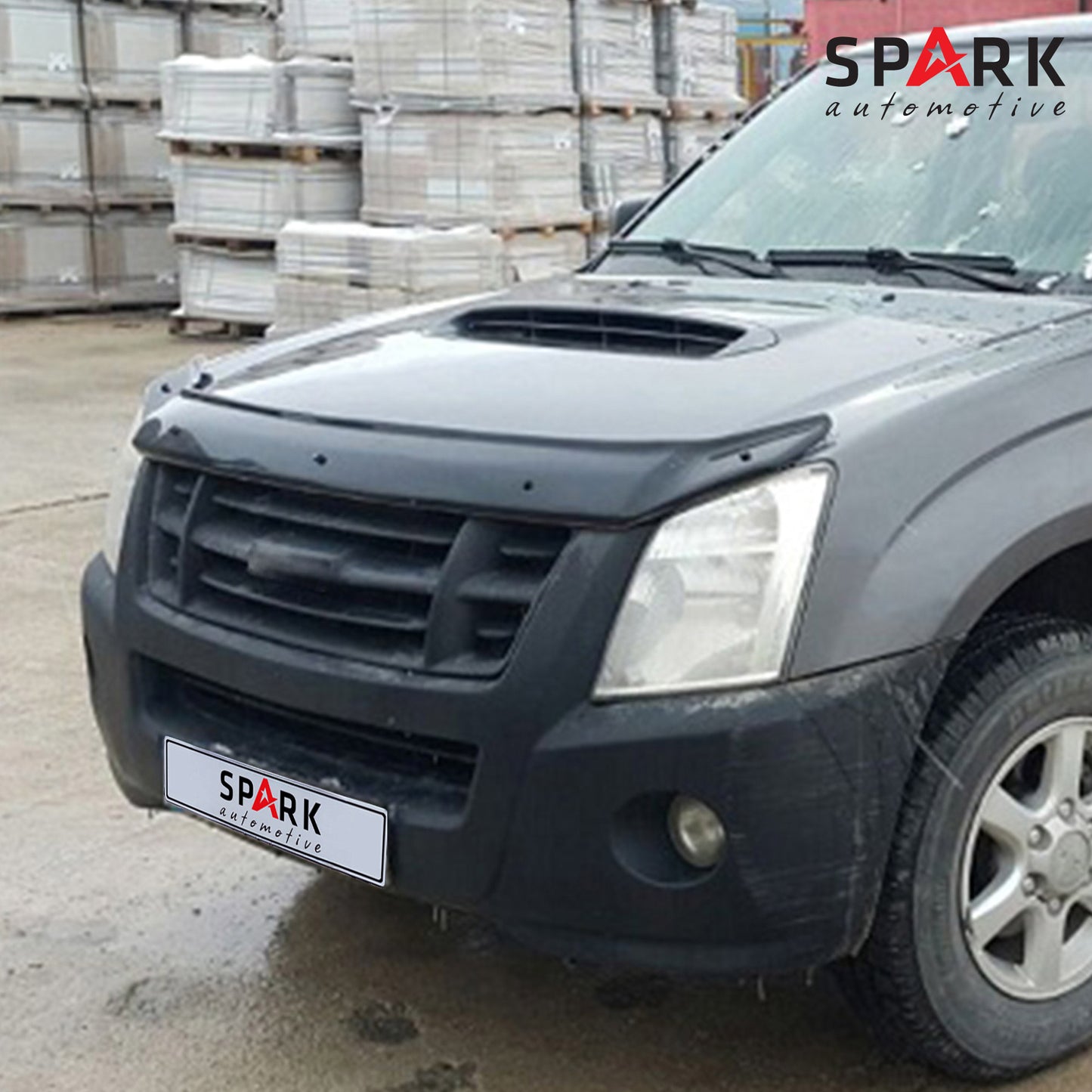 Isuzu D-Max 2006-2012 Yıl Aralığı Uyumlu Kaput Rüzgarlığı 4mm