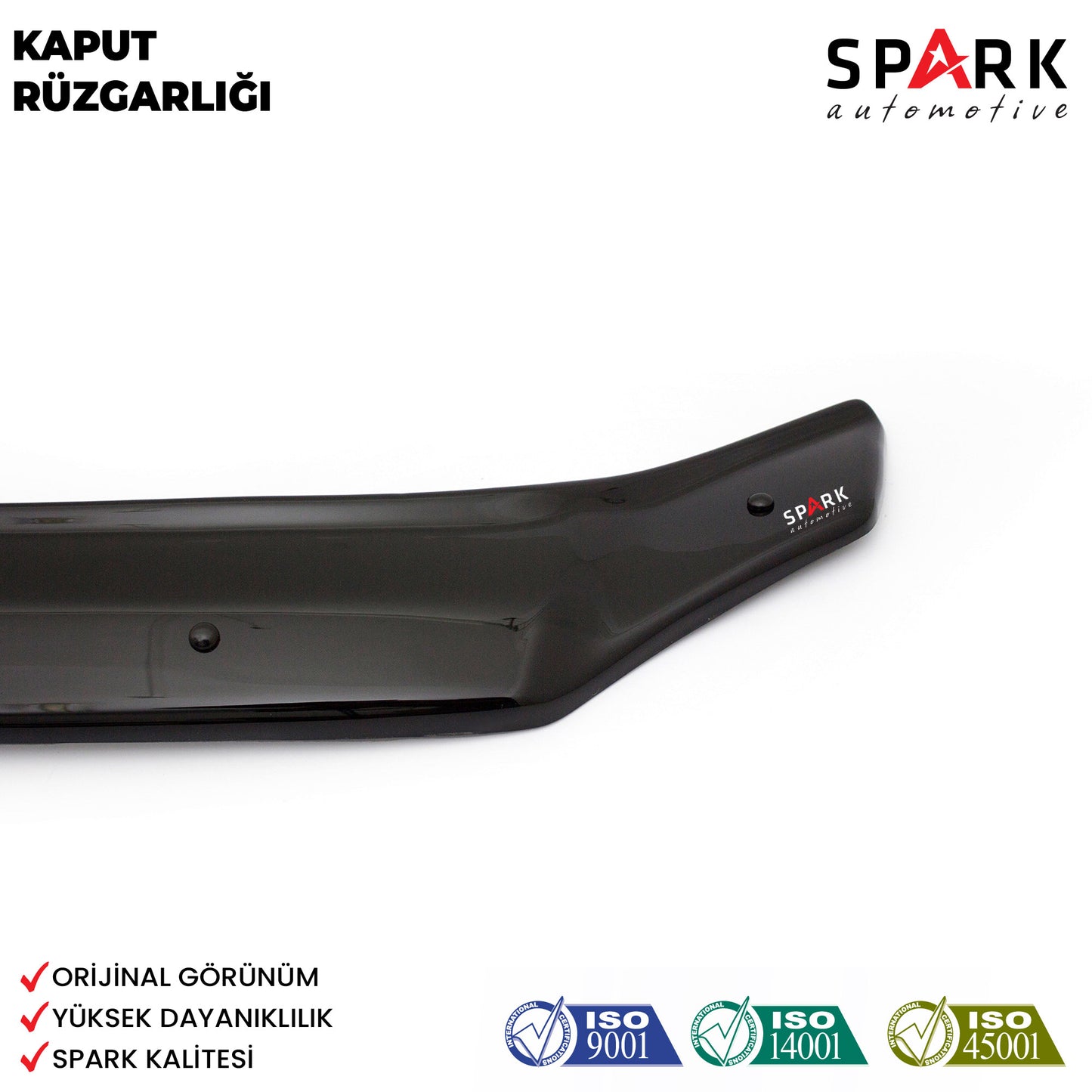 Isuzu D-Max 2006-2012 Yıl Aralığı Uyumlu Kaput Rüzgarlığı 4mm
