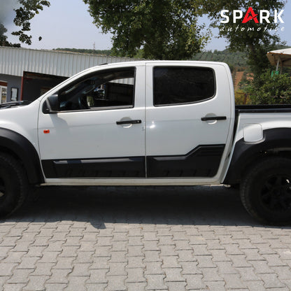 Isuzu D-Max 2017-2019 Yıl Aralığı Uyumlu Kapı Dodik 4 Parça
