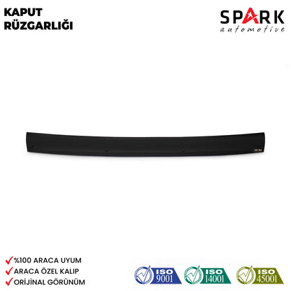 Iveco Daily 2006-2011 Yıl Aralığı Uyumlu Kaput Rüzgarlığı 3mm