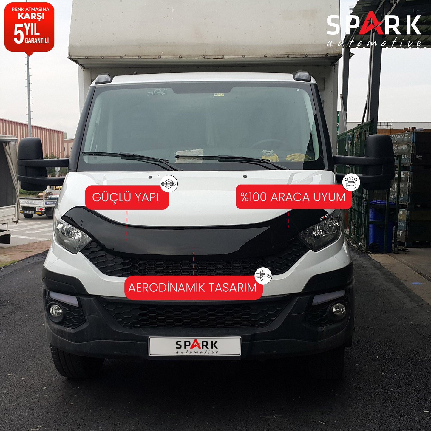 Iveco Daily 2019 Yılı Ve Sonrası Kaput Rüzgarlığı 3mm