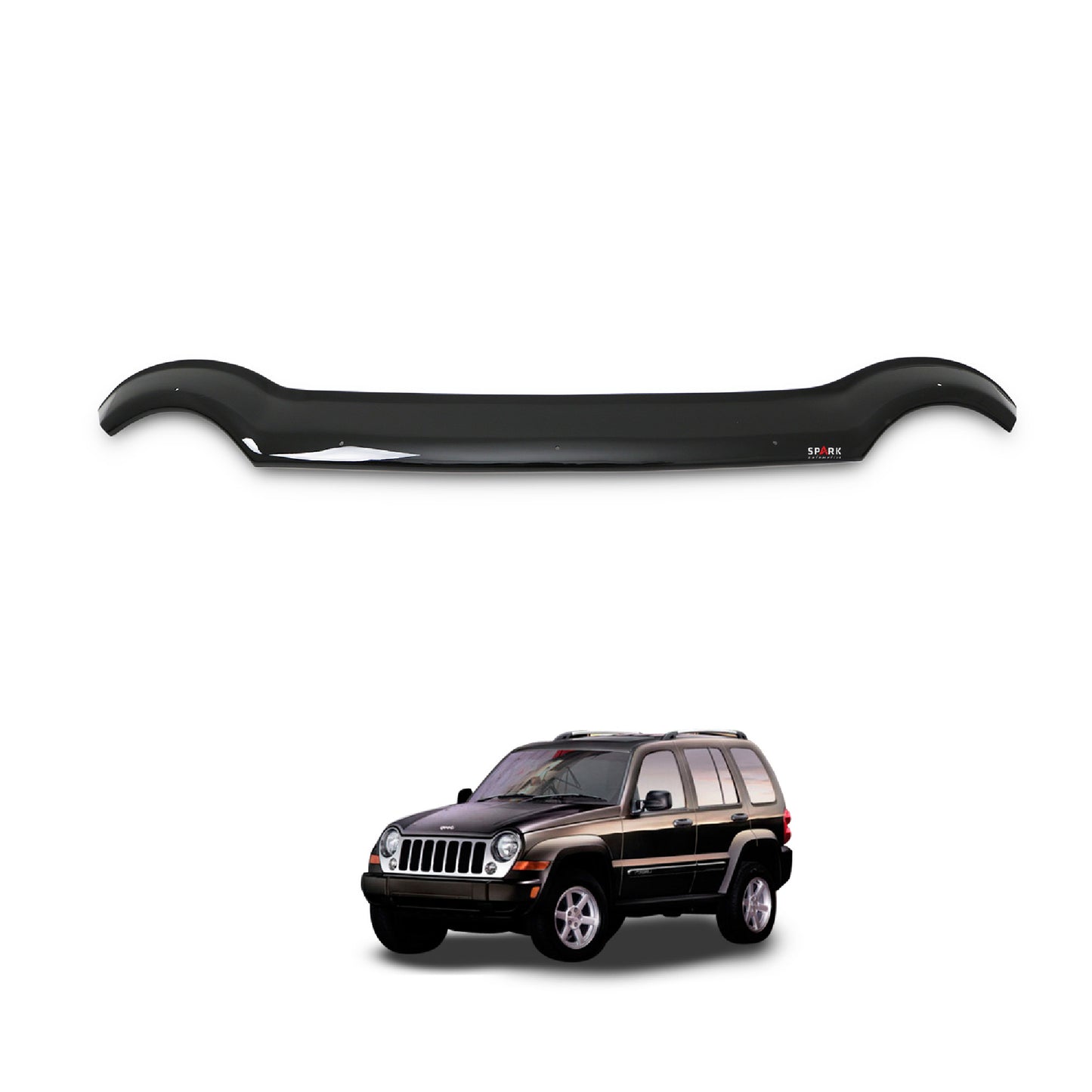 Jeep Cherokee 2002-2008 Yıl Aralığı Uyumlu Kaput Rüzgarlığı 4mm