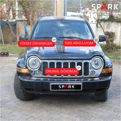 Jeep Cherokee 2002-2008 Yıl Aralığı Uyumlu Kaput Rüzgarlığı 4mm