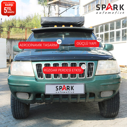 Jeep Grand Cherokee 1999 Yılı Ve Sonrası Uyumlu Kaput Rüzgarlığı 3mm