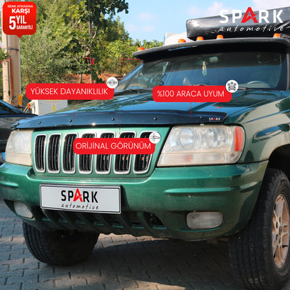 Jeep Grand Cherokee 1999 Yılı Ve Sonrası Uyumlu Kaput Rüzgarlığı 3mm