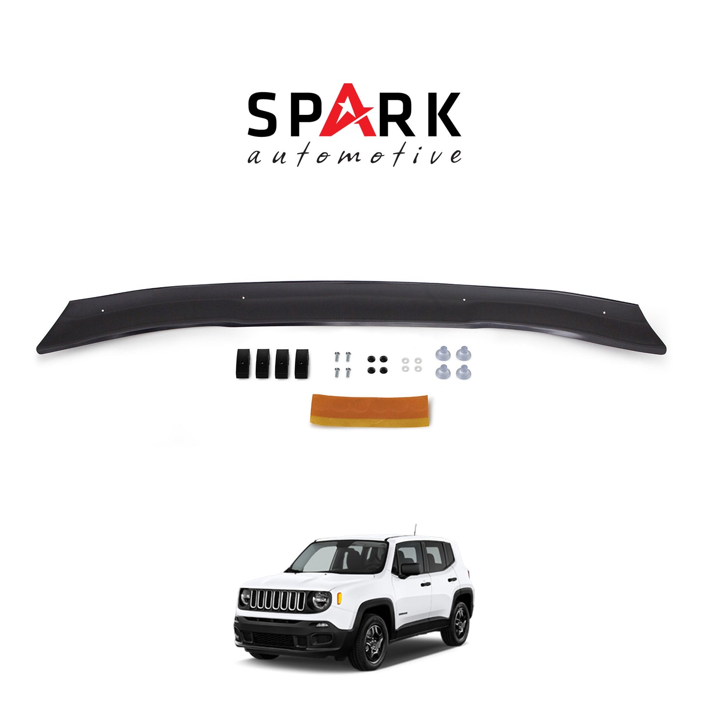 Jeep Renegade 2015 Yılı Ve Sonrası Uyumlu Kaput Rüzgarlığı 3mm