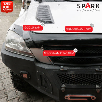Kia Sorento 2002-2006 Yılları Arası Uyumlu Kaput Rüzgarlığı 3mm