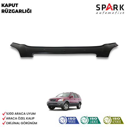 Kia Sorento 2002-2006 Yılları Arası Uyumlu Kaput Rüzgarlığı 4mm