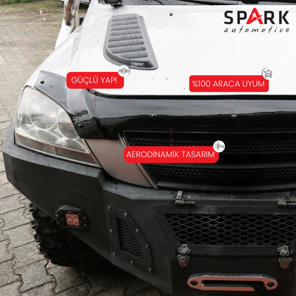 Kia Sorento 2002-2006 Yılları Arası Uyumlu Kaput Rüzgarlığı 4mm