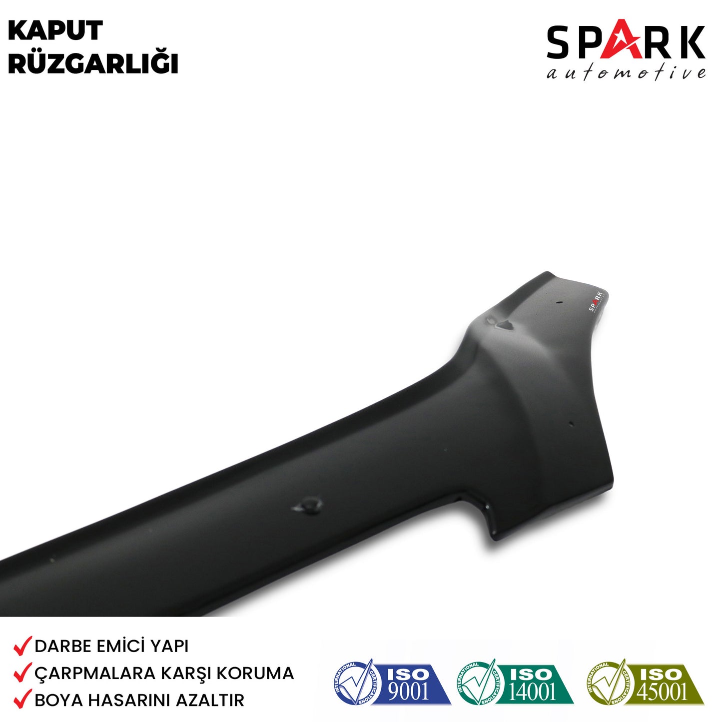 Kia Sorento 2002-2006 Yılları Arası Uyumlu Kaput Rüzgarlığı 4mm