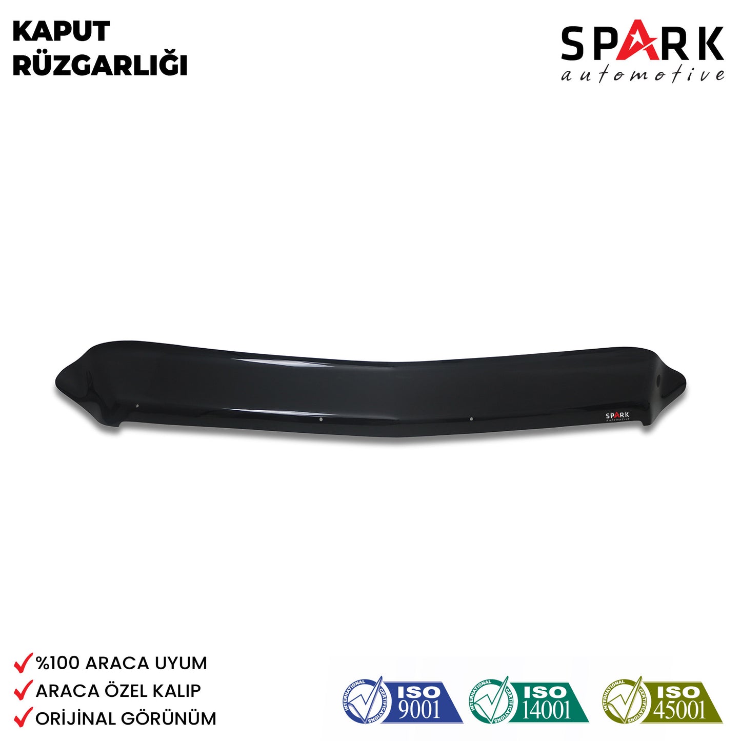 Mercedes Sprinter 2014-2017 Yıl Aralığı Uyumlu Kaput Rüzgarlığı 3mm