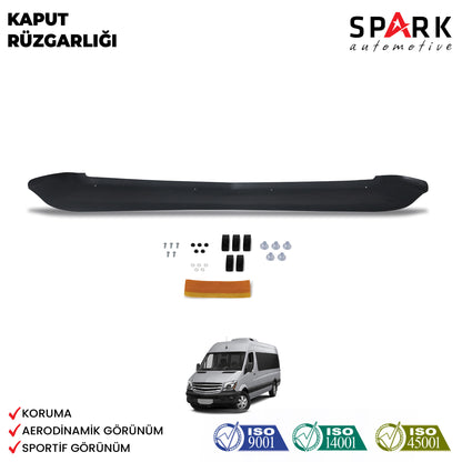Mercedes Sprinter 2014-2017 Yıl Aralığı Uyumlu Kaput Rüzgarlığı 3mm