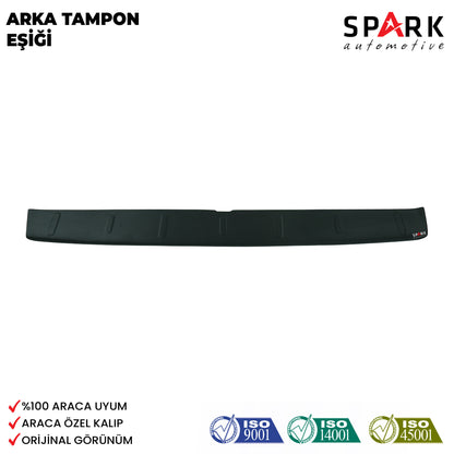 Mercedes Vito 2015-2020 Yıl Aralığı Uyumlu Arka Tampon Eşiği Mat