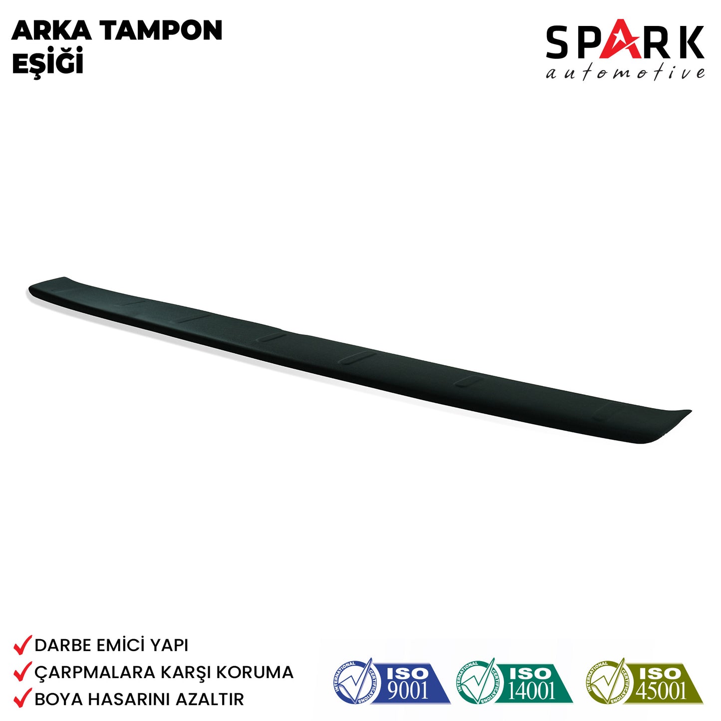 Mercedes Vito 2015-2020 Yıl Aralığı Uyumlu Arka Tampon Eşiği Mat
