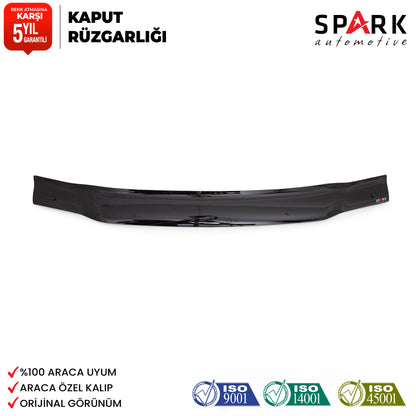 Mitsubishi L200 1996-2006 Yıl Aralığı Uyumlu Kaput Rüzgarlığı 3mm