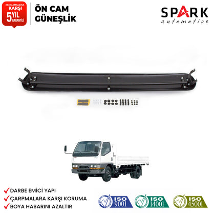 Mitsubishi Canter 1998-2012 Yıl Aralığı Uyumlu Ön Cam Güneşliği