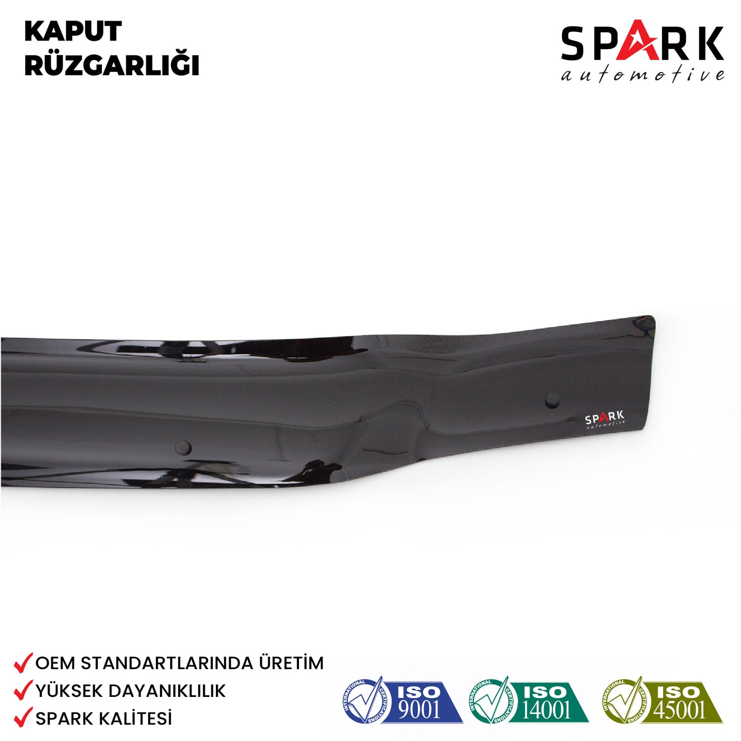 Mitsubishi L200 1996-2006 Yıl Aralığı Uyumlu Kaput Rüzgarlığı 4mm