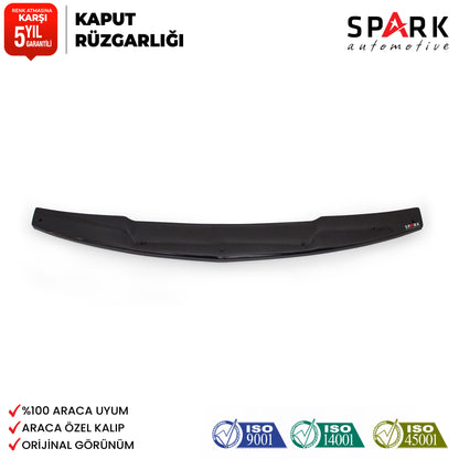 Mitsubishi L200 2007-2015 Yıl Aralığı Uyumlu Kaput Rüzgarlığı 4mm
