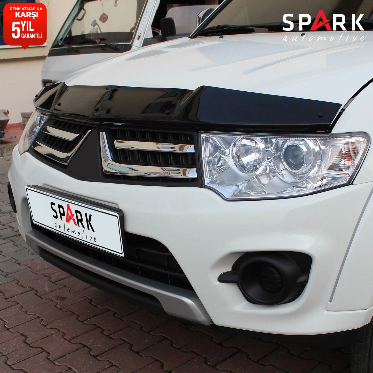 Mitsubishi L200 2007-2015 Yıl Aralığı Uyumlu Kaput Rüzgarlığı 3mm