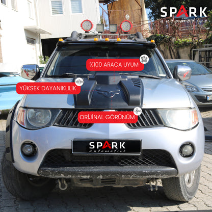 Mitsubishi L200 2007-2015 Yıl Aralığı Uyumlu Ön Kaput Büyük Scoop