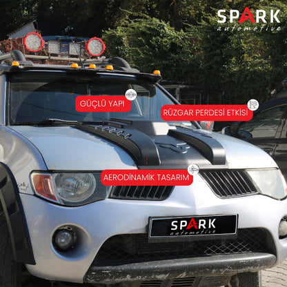 Mitsubishi L200 2007-2015 Yıl Aralığı Uyumlu Ön Kaput Büyük Scoop