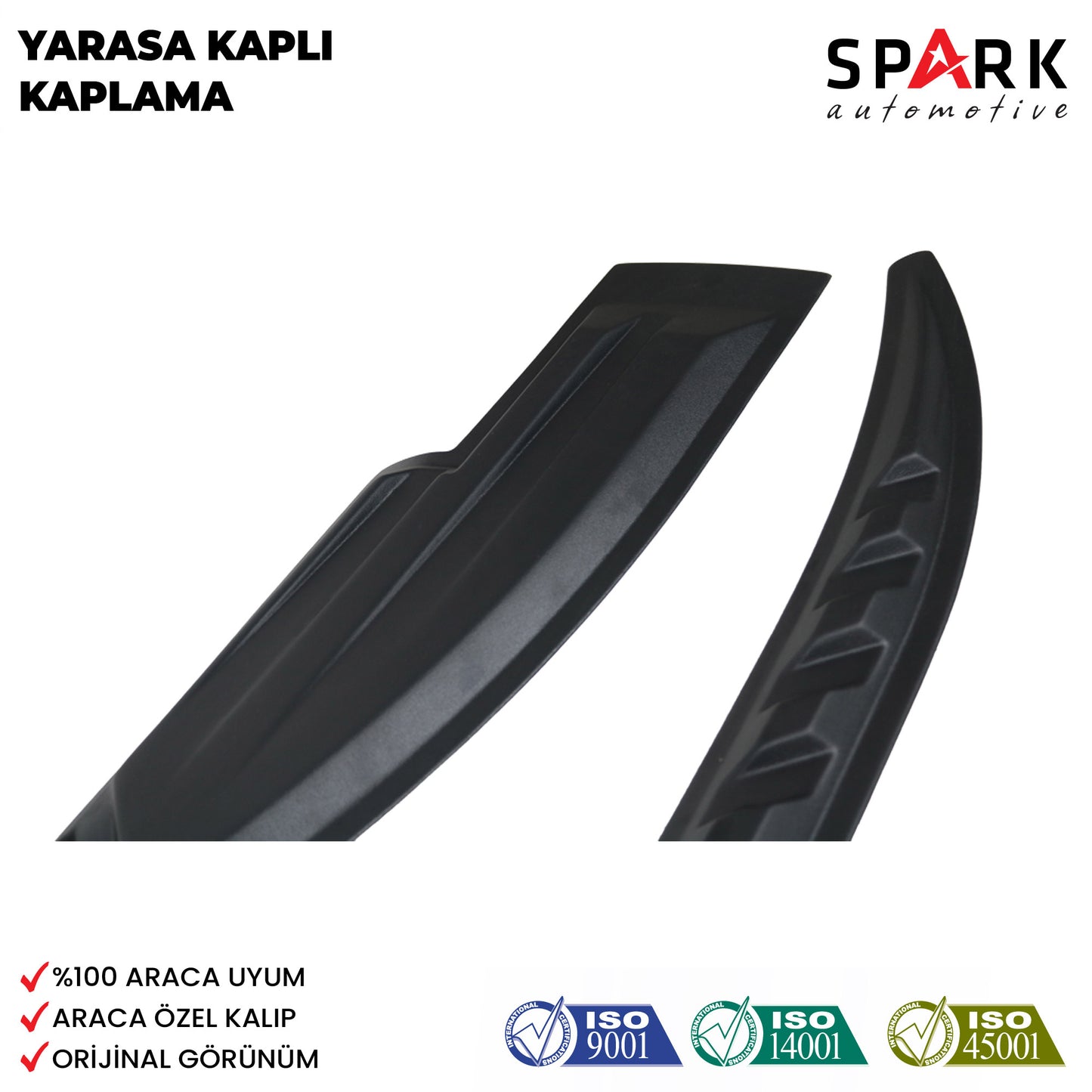 Mitsubishi L200 2007-2015 Yıl Aralığı Uyumlu Yarasa Kapı Kaplama 4 Parça