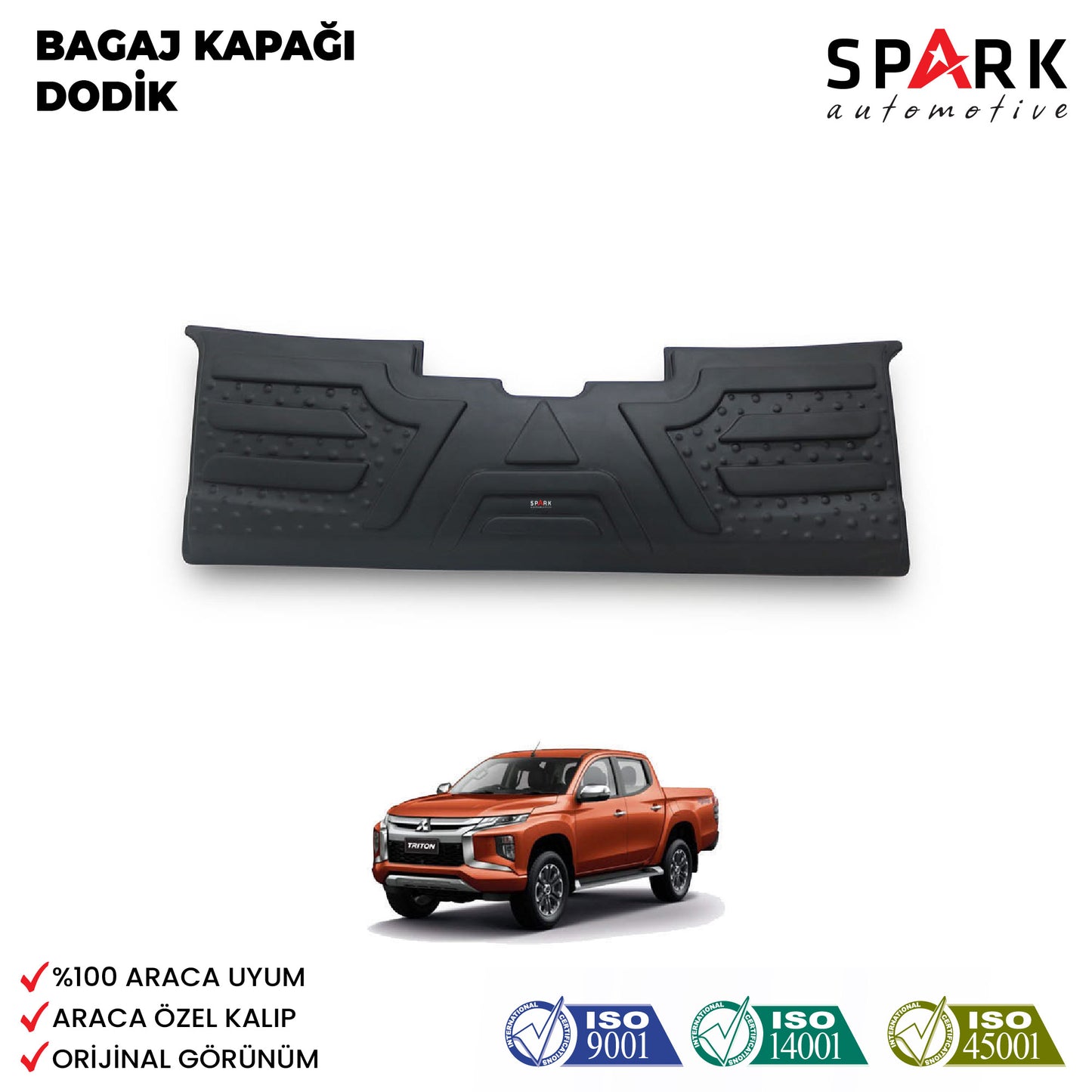 Mitsubishi L200 2019- Yılı ve Sonrası Uyumlu Bagaj Kapağı Dodik