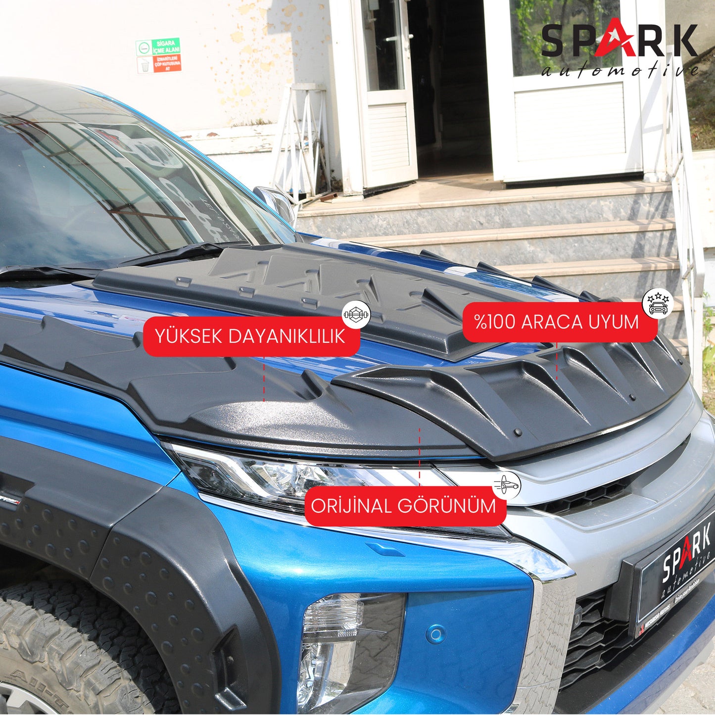 Mitsubishi L200 2019- Yılı ve Sonrası Uyumlu Dragon Pack 3 Parça