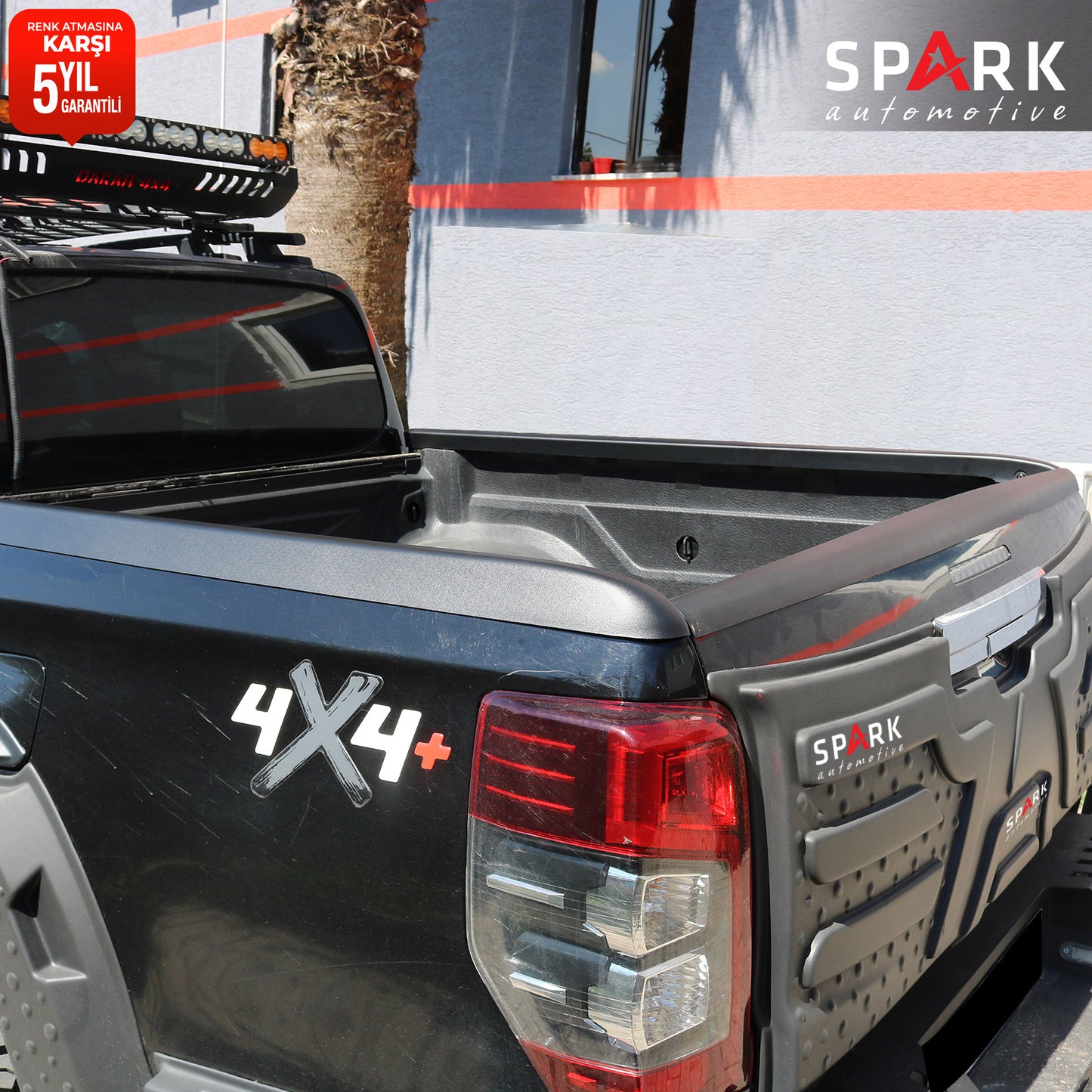 Mitsubishi L200 2019- Yılı ve Sonrası Uyumlu Kasa Kenar Koruma 3 Parça