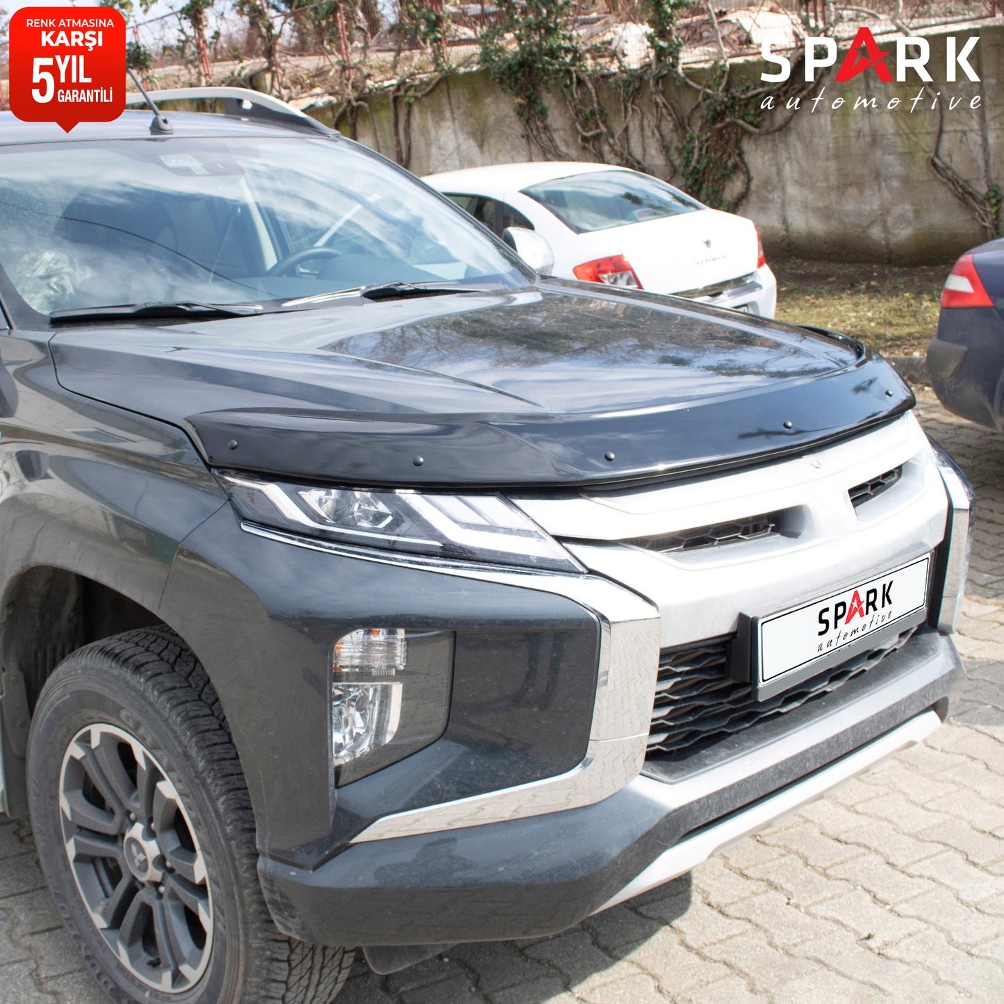 Mitsubishi L200 2019- Yılı ve Sonrası Uyumlu Kaput Rüzgarlığı 3mm