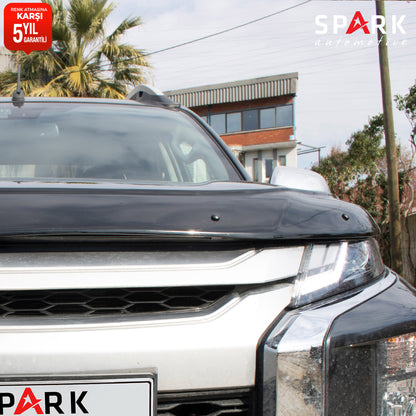 Mitsubishi L200 2019- Yılı ve Sonrası Uyumlu Kaput Rüzgarlığı 3mm
