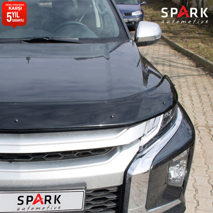 Mitsubishi L200 2019- Yılı ve Sonrası Uyumlu Kaput Rüzgarlığı 3mm