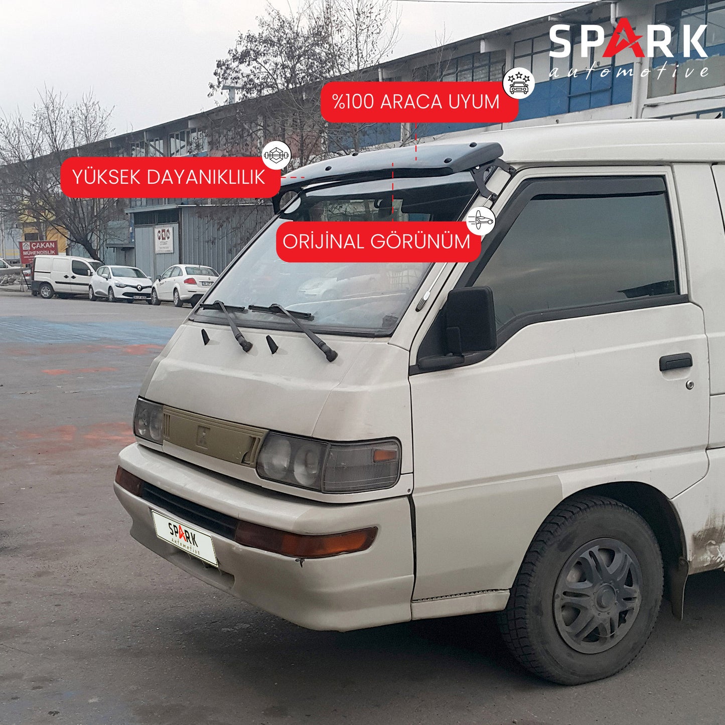 Mitsubishi L300 1990-2000 Yıl Aralığı Uyumlu Ön Cam Güneşliği
