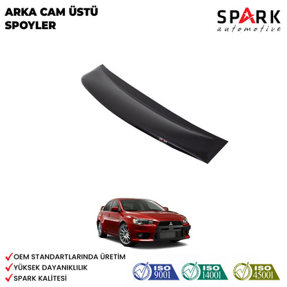 Mitsubishi Lancer 2007-2017 Yıl Aralığı Uyumlu Arka Cam Üstü Spoyler