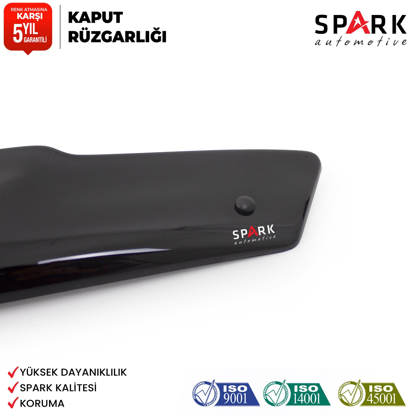 Mitsubishi Pajero 2007-2019 Yıl Aralığı Uyumlu Kaput Rüzgarlığı 4mm