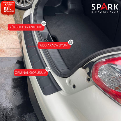 Nissan Juke 2014-2018 Yılı Aralığı Uyumlu Arka Tampon Eşiği Mat
