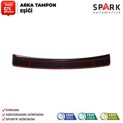 Nissan Juke 2014-2018 Yılı Aralığı Uyumlu Arka Tampon Eşiği Mat